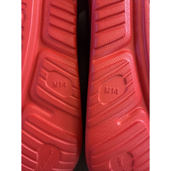 Hoka Ora Recovery Slide 3 Men Size 14 Blue Red Comfort Sandal Slip On New - Picture 6 of 6